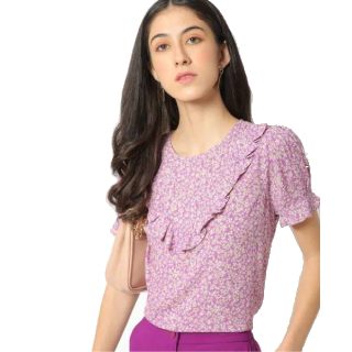 RIO Floral Print Top with Ruffles at Rs.343